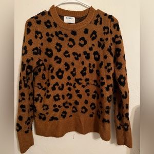 Cheetah Print Sweater